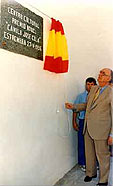 Camilo José Cela inagurando el Centro Cultural