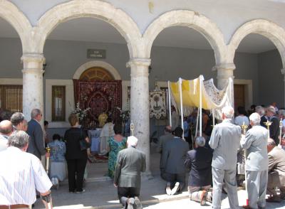 Procesión en la Plaza